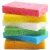 Import 12PCS Colorful cleaning kitchen sponge Compressed kitchen cellulose sponge sheet from China