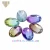 Import 13*18mm Sew On Oval Shape Flatback Brilliant cut Loose Bicolored Gems Synthetic Tourmaline from China