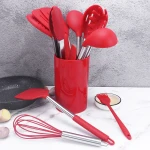 14pcs wooden handles eco friendly kitchen utensils cooking tools set silicone cookware kitchenware sets