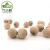 Import 15mm Natural beech wood loose beads decorations wooden bead from China