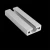 Import 1640 Aluminum profile European standard  production line operation table frame light slide rail profile from China