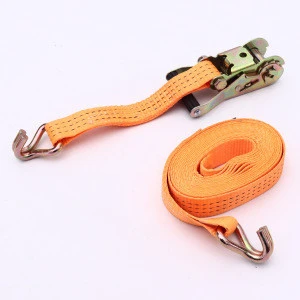 1inch 8ft 10ft 15ft 1500lbs Mini Ratcheting Lashing Tie Down Cargo Straps with S hooks