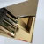 Import 201 304 310 316 430  titanium stainless steel sheet ti gold colour plate from China