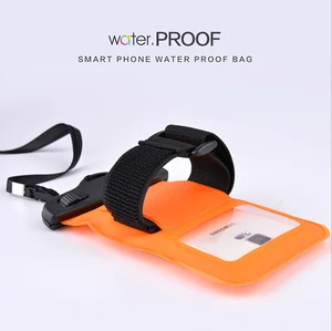 2015 Hot new products cheap promotional gift waterproof cell phone bag, mobile phone PVC water resist cases