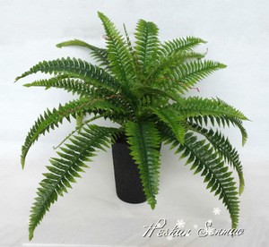 2016 artificial plant wall accessory artificial plastic ferns for garden landscaping