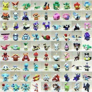 2016 hot selling plastic 144 series of pokemon mini animal figure toys for kids