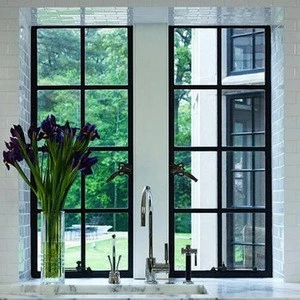 2017 hot sales steel windows with contemporary designs