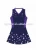 Import 2017 new style custom netball jersey one piece tennis skirt purple practice wear from China