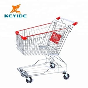 2018 China manufacture Top5 selling wholesale foldable 4 wheel shopping trolley cart