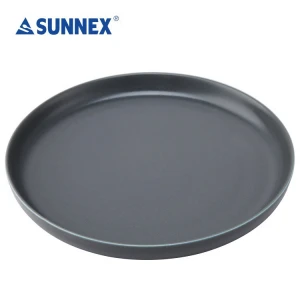 2018 Hot Sale 7.5 inch Grey Porcelain Dinner Plate for Hotel, Catering, Restaurant, Banquet