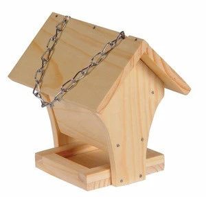 2019 High Quality Hanging Wood Birdhouse Build A Bird Feeder Kit