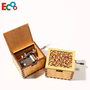 2019 Hot Sale Superior Quality Custom Hand Cranked Wooden Music Box
