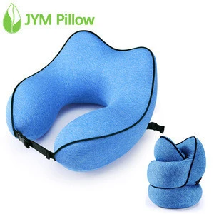 2019 Latest Travel Pillow Strong Support Memory Foam Travel Pillow