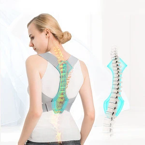2019 new product free sample posture corrector back support belt adjustable shoulder brace for man and women neoprene back brace