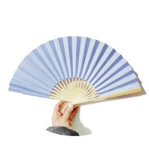 2019 top quality bamboo fan fabric hand foldable bamboo Fan gift and craft