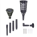 2020 New 96LED Outdoor Solar Lawn Pathway Dancing Flickering Flame Light For Garden Landscape