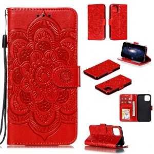 2020 New phone case beautiful flower Mandala Embossed Bracket insert card colourful for Samsung for iphone for huawei