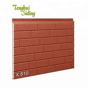 2020 New Product Exterior Wall Cladding PU Sandwich Panel Outdoor  Decorative Brick Insulated Panel