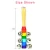2020 New trend rainbow colorful wooden baby rattle toys for promotional