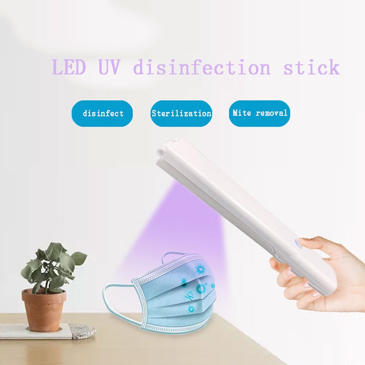 2020 portable mobile handheld led disinfection light foldable sterilizer uv lamp