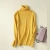 Import 2021 Autumn winter new style female turtleneck base sweater upper garment long sleeve solid color tight knit sweater from China