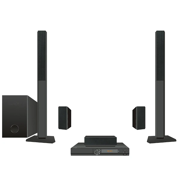2021 hot sell 5.1Ch home theater system DVD play with USB ,FM , Karaoka, 5.1CH, AUX IN