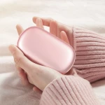 2021 new design 8000mAh hand warmer usb rechargeable hand warmer power bank handy heater