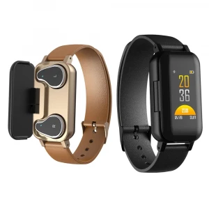 2021 new T89 Smartwatch 2 In 1 Wireless Earphone T89 Smart Watch Wireless Wristband Heart Rate Smart Watch With Pedometer
