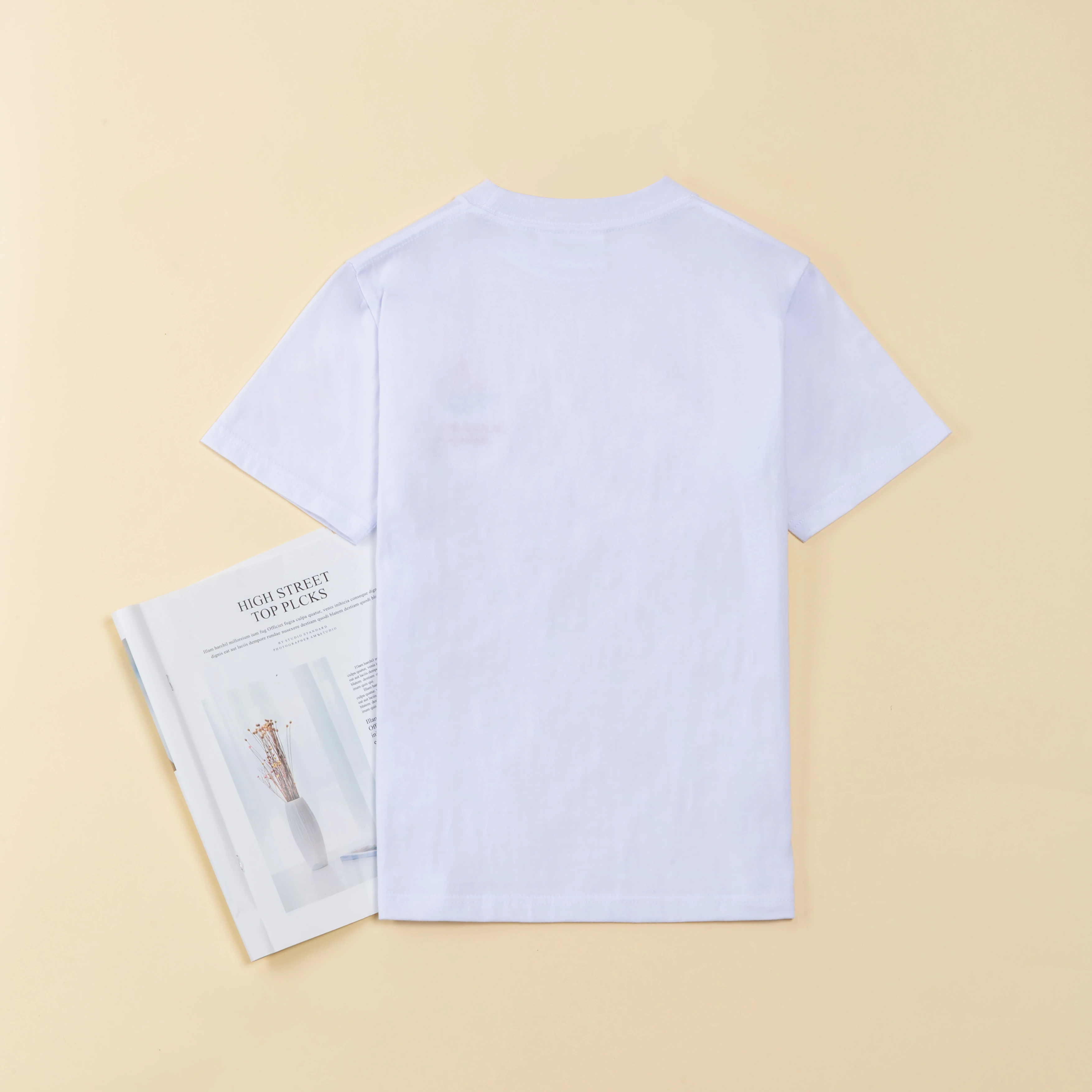 2021 Summer Wholesale Kids t-shirt custom logo t-shirts unisex plain white 100% combed cotton school tshirt