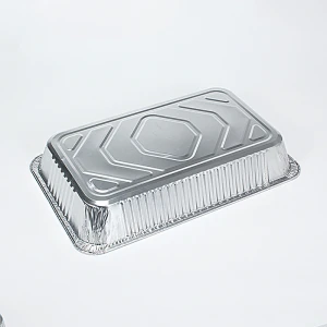 2022 High Quality Square Shape Aluminum Foil  Container ,baking tray