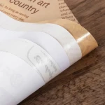 2024 Hot selling100 pcs rice paper round placemat disposable placement mats f personalized printed japanese paper placemats