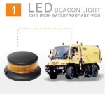 24W Long distance Equipment Indicator  High Power Caution LED Siren Beacon for Architectural engineering