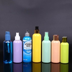 250ml 300ml yellow cleaning spray bottle, pink body lotion bottle, skin care mist water moisturizing bottle