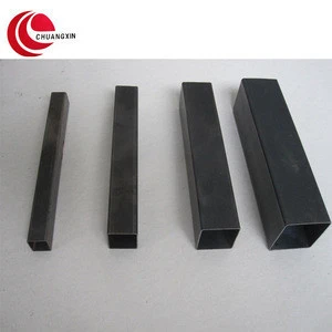 25x25 ERW Welded Black Square Steel Tube for Building Materials