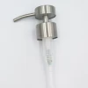 28mm 2cc great quality brushed silver 304 stainless steel hand wash soap dispenser metal soap lotion bottle pump