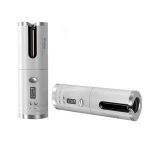 2in1 worldwide patent mini  power bank,wireless automatic hair roller curler