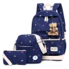 3 in 1 Set Wholesale Cartoon Shoulder bag School backpack Kids bag+Pencil Case+School+Bags