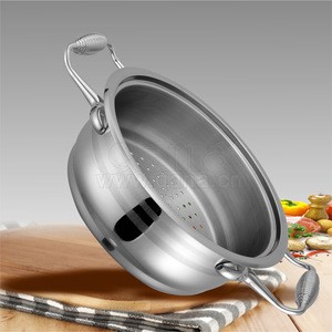 3-layer stainless steel couscous pot/stainless steel steamer