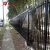 Import 3 Rail Flat top wrought iron garden fence gates residential from China