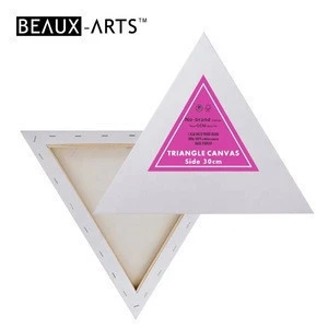 30Cm 380g Premium Triangle Stretched Canvas With Painting Canvas Frame