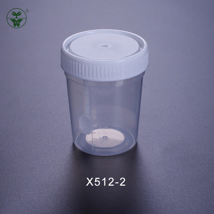 30ml 40ml 60ml 100ml 120ml disposable sterile urine and stool containers/specimen cup