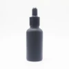 30ml Serum Essential Oil Eliquid frosted black Colored Glass Dropper Bottles CBD oil MRTS-019T