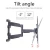 Import 32-70 Inch Universal Telescopic Retractable Lcd Tv Mount Wall Bracket from China