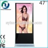 32 Inch Ultra Slim Floor Standing LCD Advertising Equipment