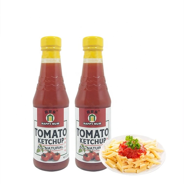 320g Bulk Popular Squeeze Bottle Restaurant Use Ketchup Red Tomato Paste for Dubai