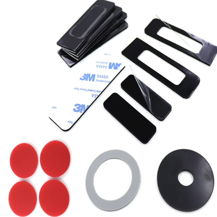 3m Black Anti Slip Adhesive Backed Silicone Bumpers Chair Feet Door Rubber Foot Pads