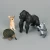 Import 3rd set: PVC Simulation Solid Plastic Model Lion Giraffe Wild Animal Toys Animal Figurines Toys from China