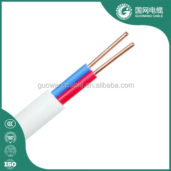 3x2.5mm2 PVC Insulation Sheathed Copper Electrical Flat Wire YDYP YDY Electric Cable6242 Twin and Earth Cable standard
