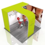 3x3 Portable Event Trade Show Exhibition Booth trade show equipment Display Stand