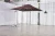 Import 3x3m 2.5x2.5m  Patio Offset Cantilever Cafe Restaurant Outdoor Umbrella With Marble Base from China